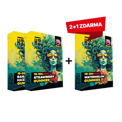 Heavens Haze Gummies 10-OH-HHC 10ks | Výhodné balení 2+1 zdarma