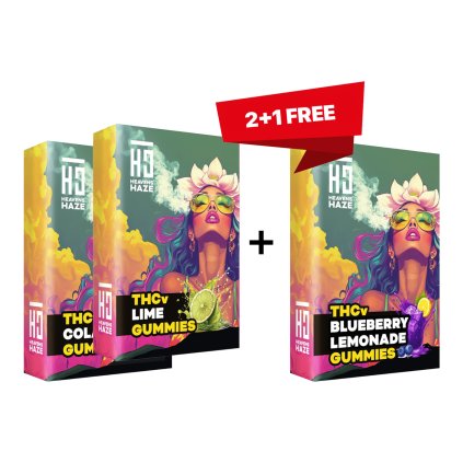 Heavens Haze Gummies  THC-V 5ks | Výhodné balení 2+1 zdarma