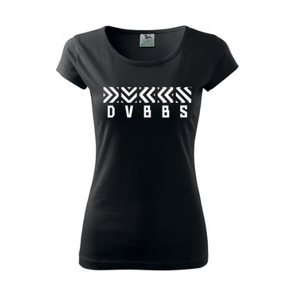 Dámské tričko  DVBBS - (Barva černá, Velikost XXL)