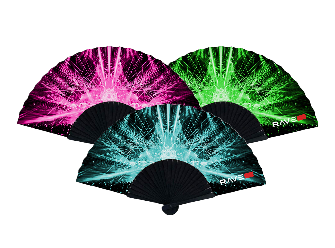 Levně RAVEON RAVE vějíře set | 3x dle výběru
