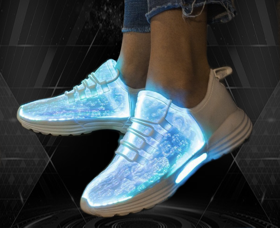 RAVEON Svítící boty LUMINOUS | Bílé Velikost bot: 38