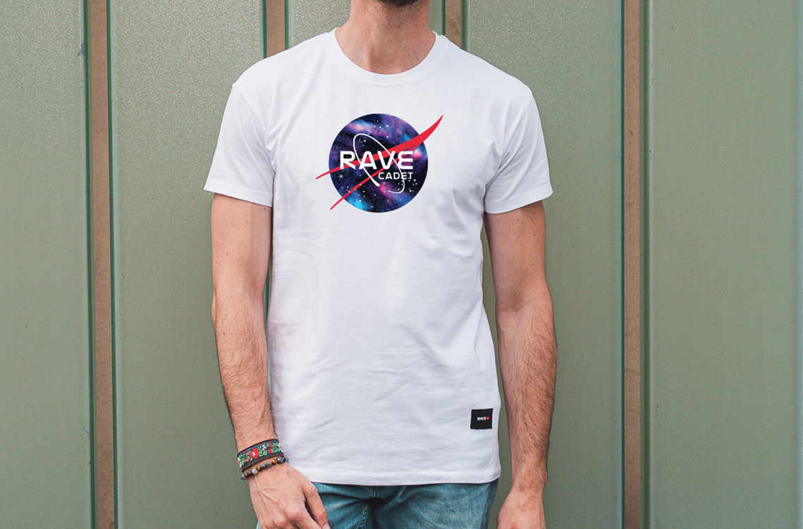 Levně Bílé tričko | Rave Cadet