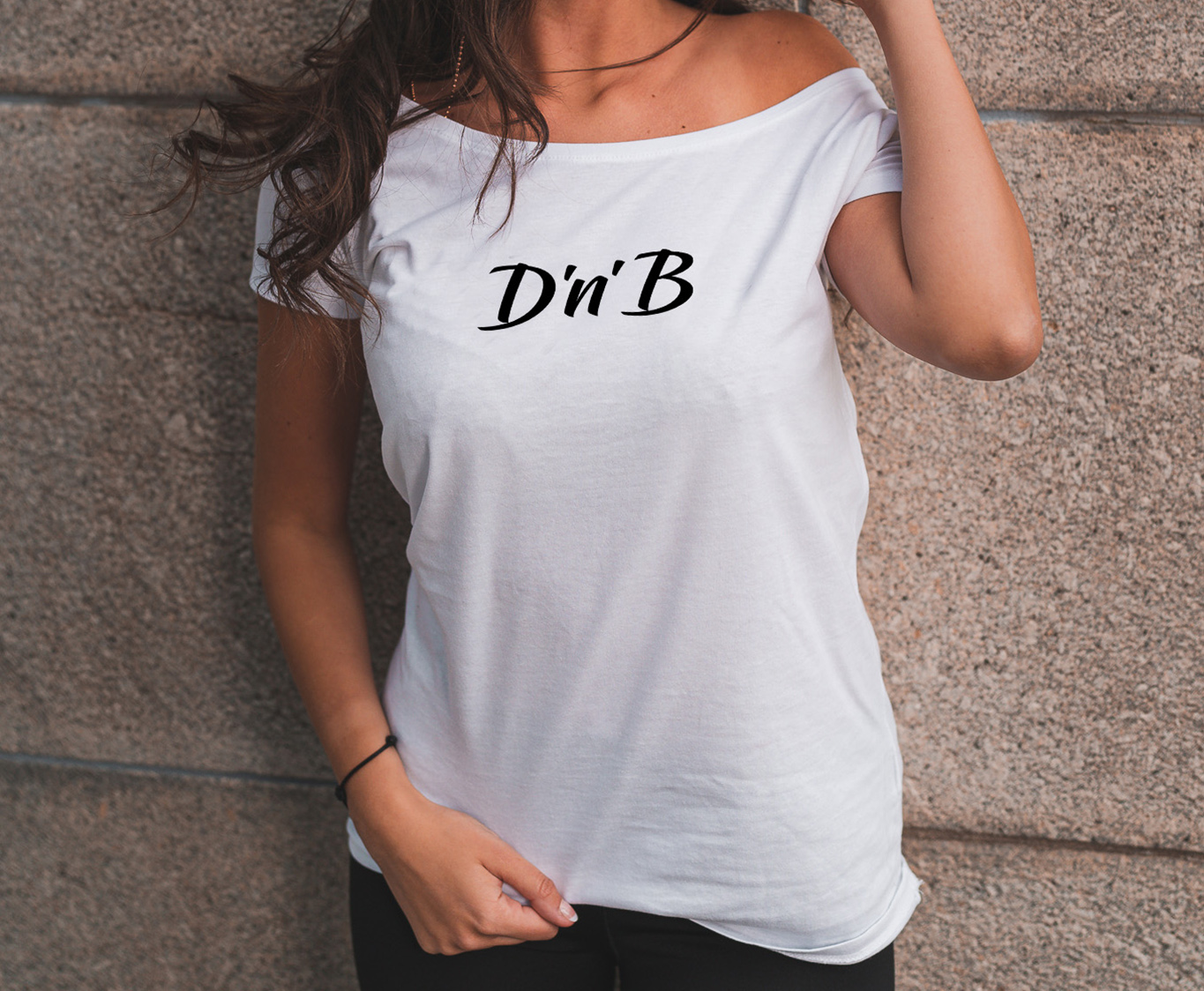 Levně RAVE Dámské bílé tričko | DNB