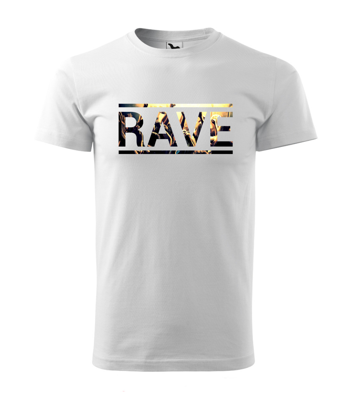 Levně Bílé tričko | Rave party