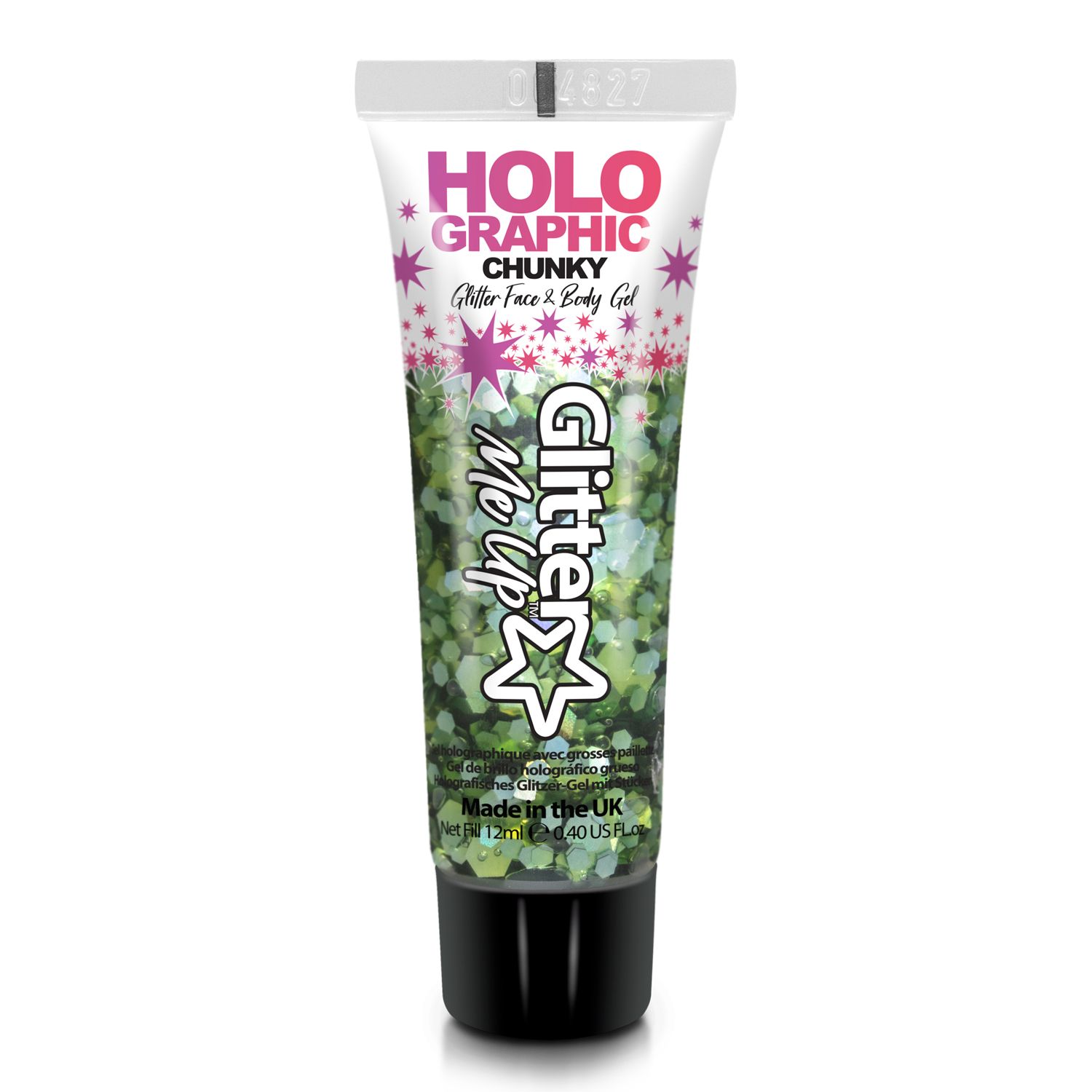 Levně PaintGlow Velké gelové třpytky na tvář a tělo | Green Envy 12ml