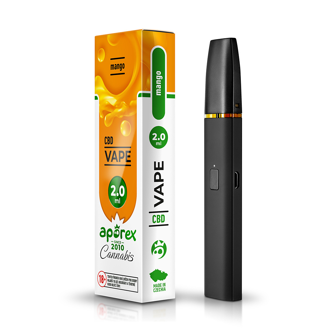 Levně Aporex CBD Disposable Vape 2ml | Mango