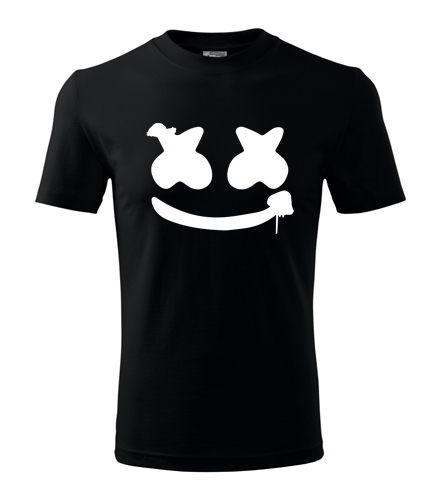 Levně RAVE DJ Tričko | Marshmello Face