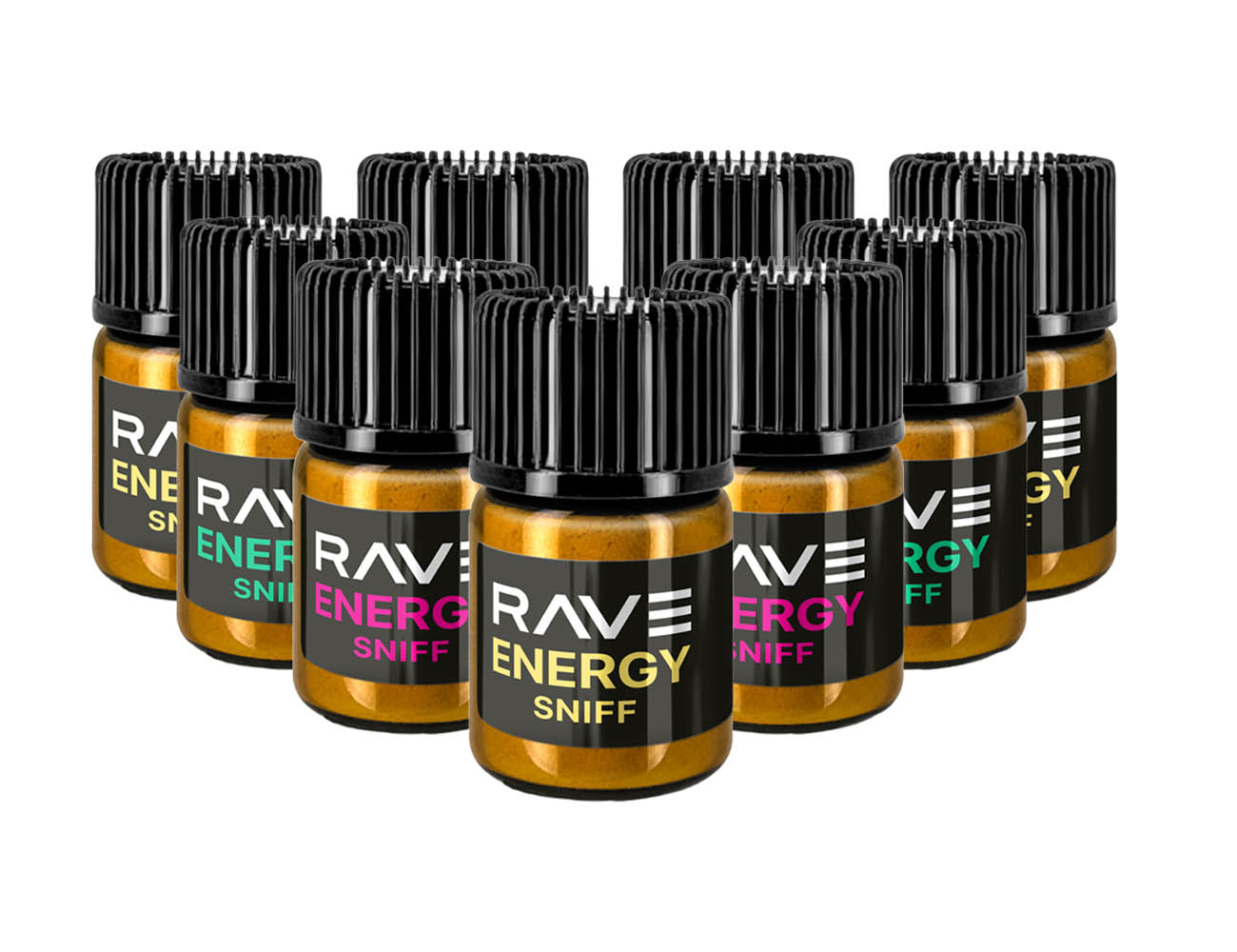 Levně 9x RAVE ENERGY SNIFF | Výhodné balení mix