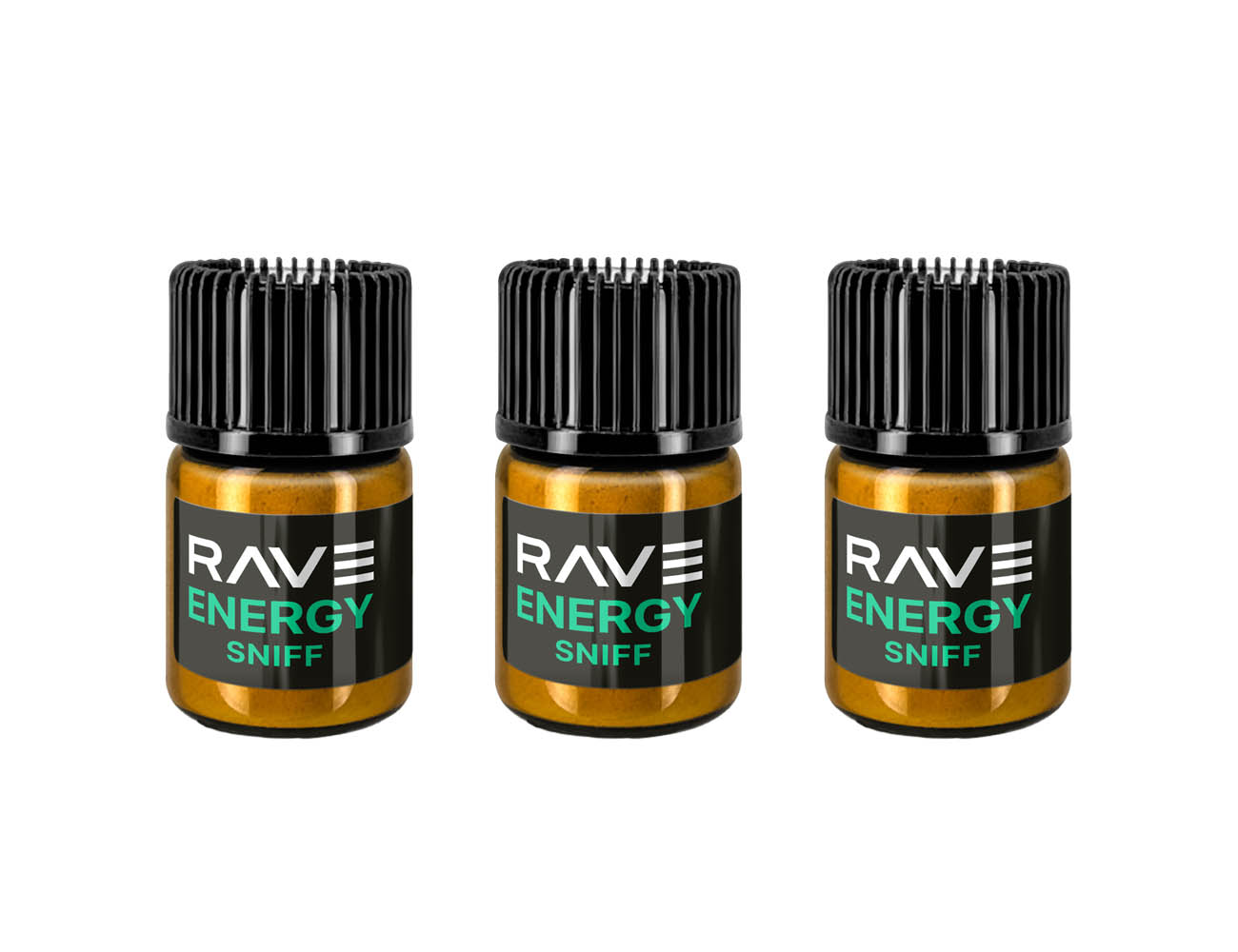 Levně 3x RAVE ENERGY SNIFF | Menthol