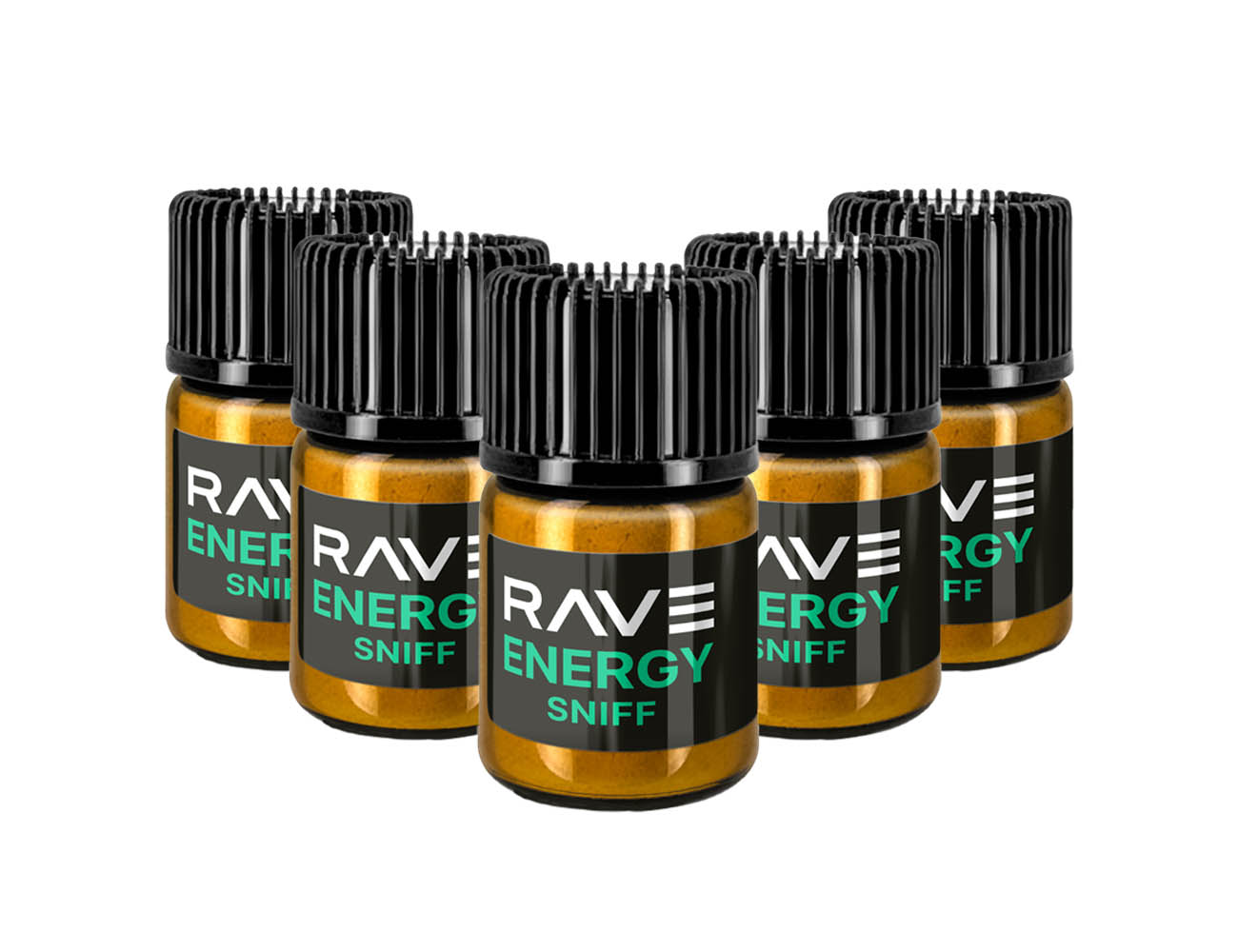 Levně 5x RAVE ENERGY SNIFF | Menthol