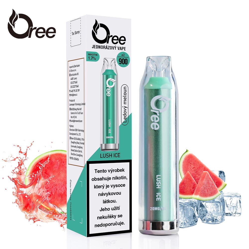 OREE nikotinové vape 2ml | Lush ice