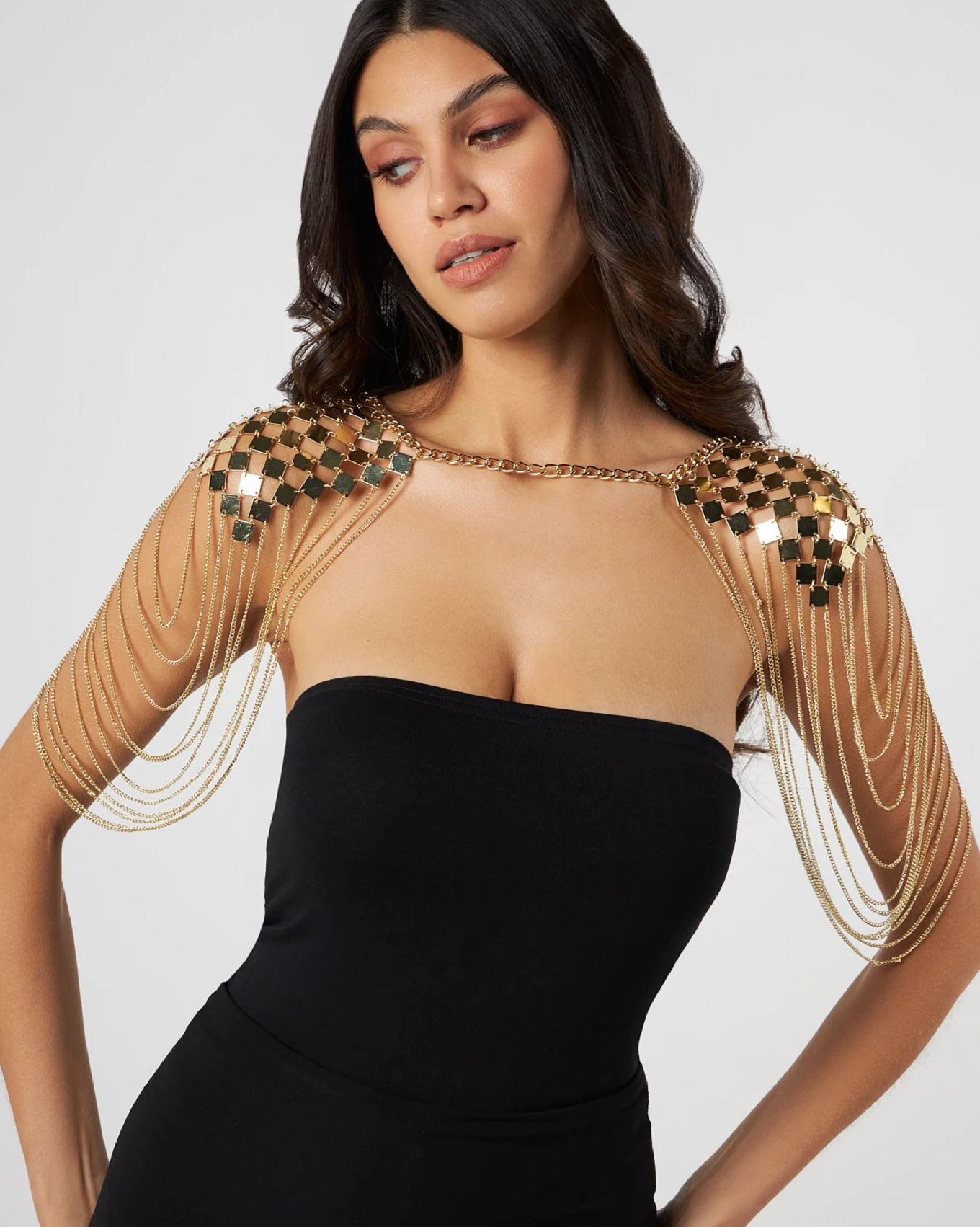 Levně London Zlatý body chain | SARI