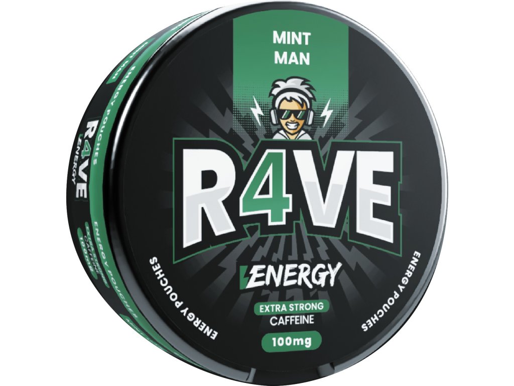 Levně R4VE ENERGY MINT MAN 100 MG