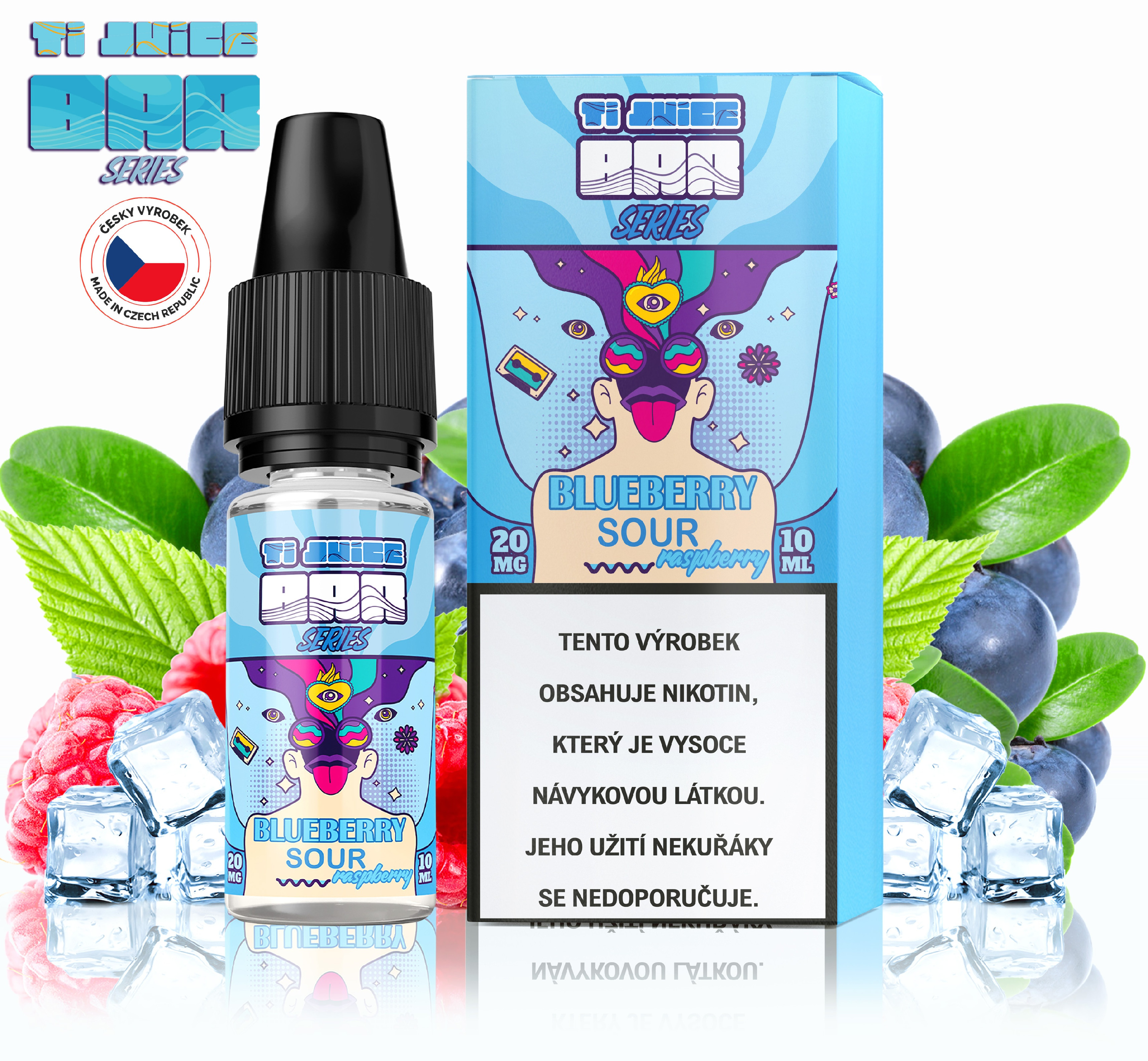 TI JUICE BAR SERIES - BLUEBERRY SOUR RASPBERRY NIC SALT 20 MG