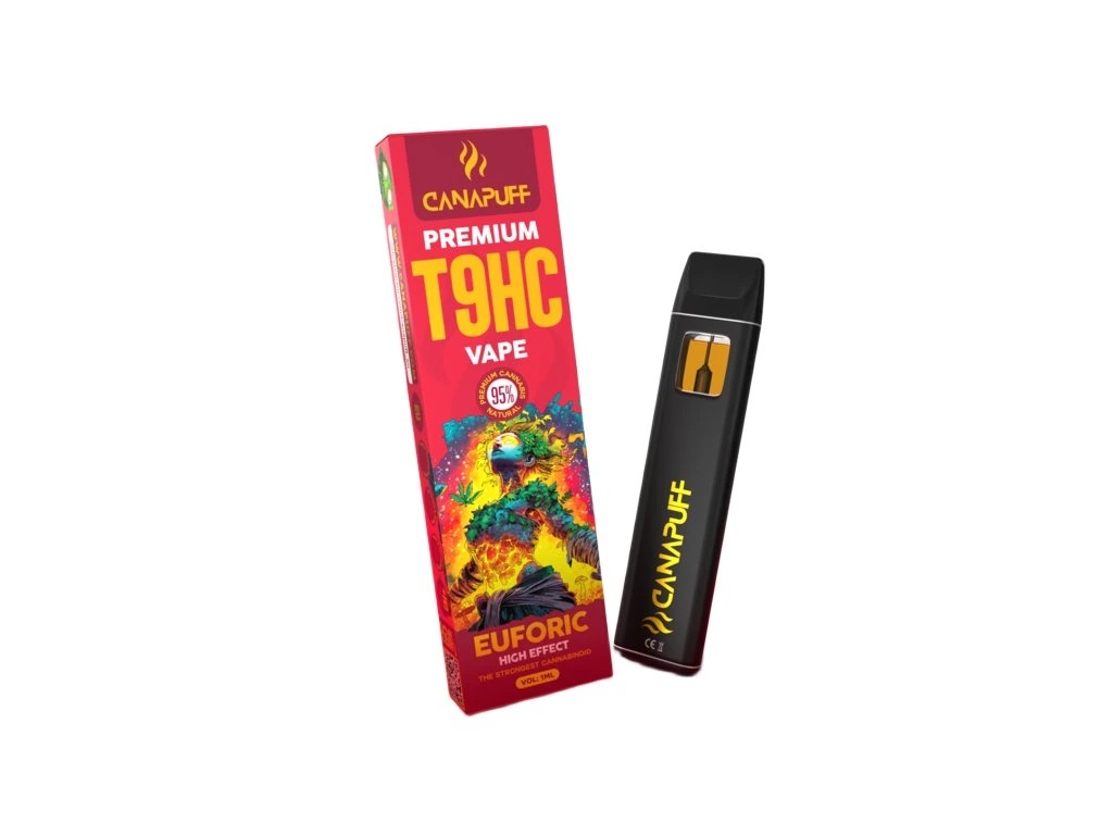 Levně Cannapuff T9HC Canapuff Vape Euforic 95% 1ml
