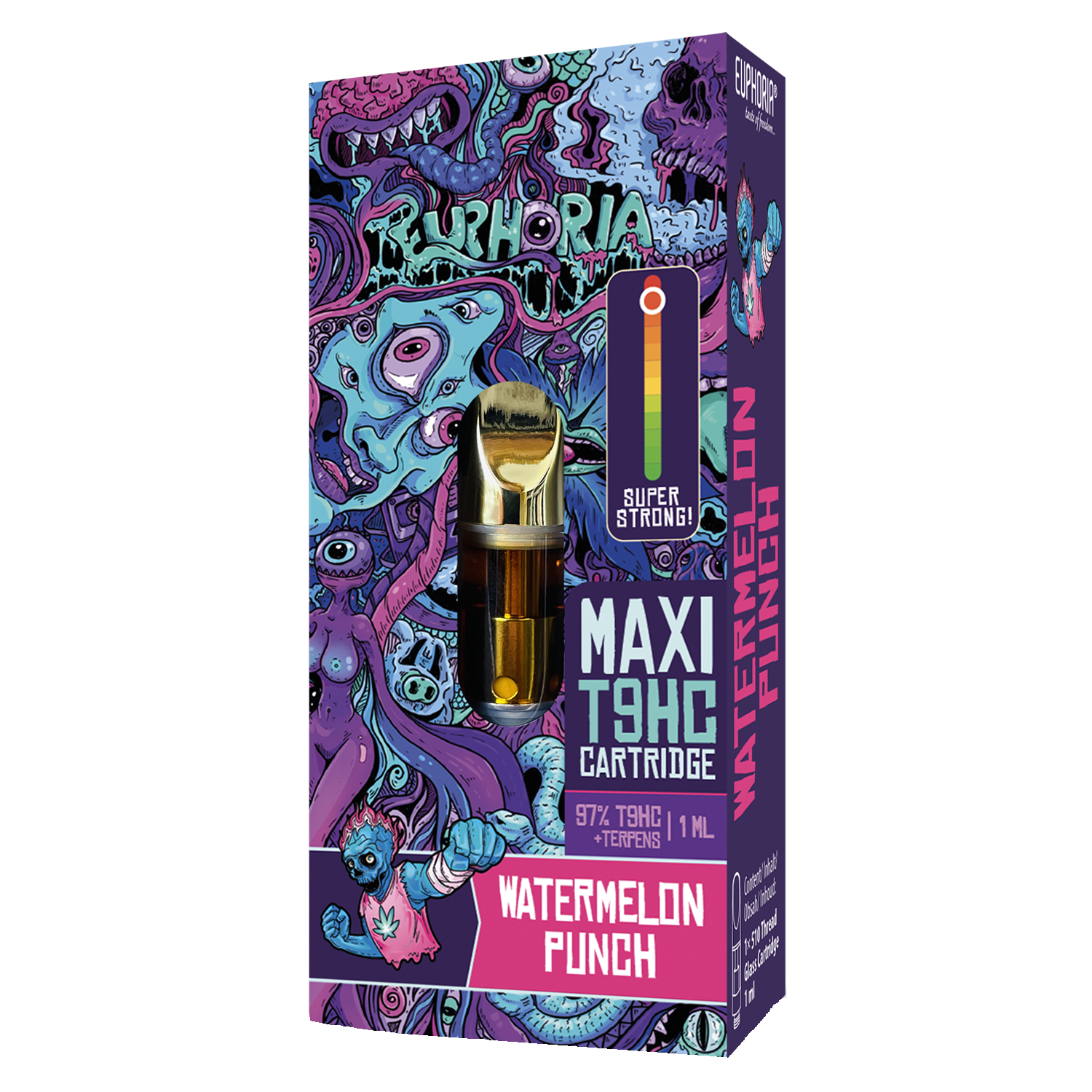 Levně Euphoria T9HC Cartridge Watermelon Punch 1 ml