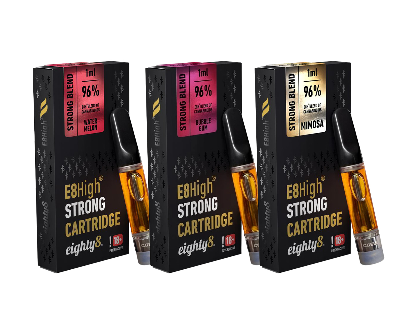 Levně Eighty8 Cartridge E8High |Výhodné balení 3ks