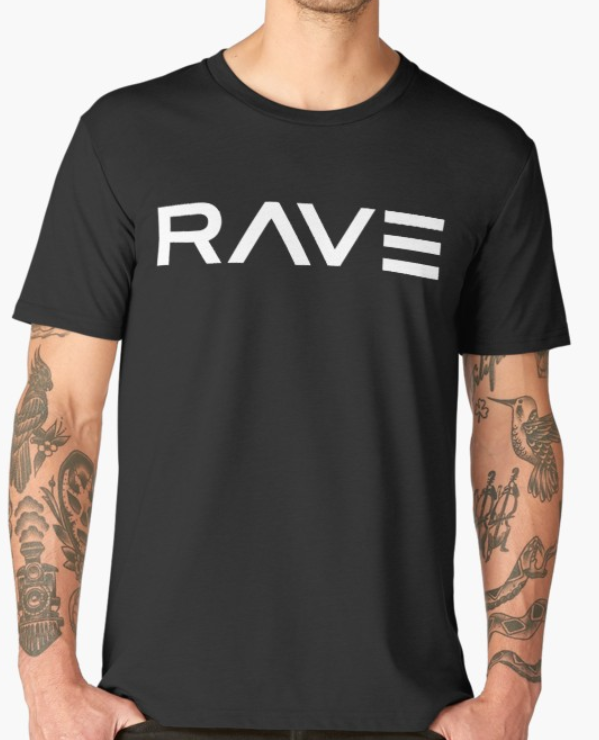 Levně LET's RAVE Párty tričko | Rave