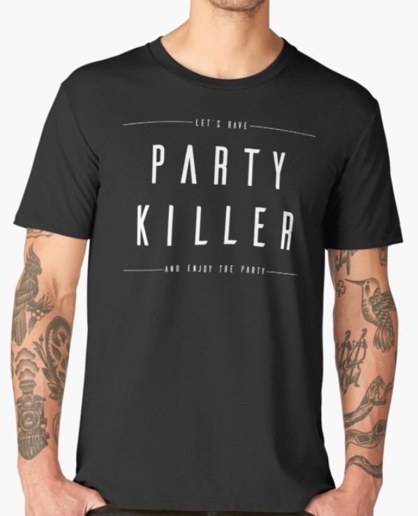 LET's RAVE Párty tričko | Party Killer