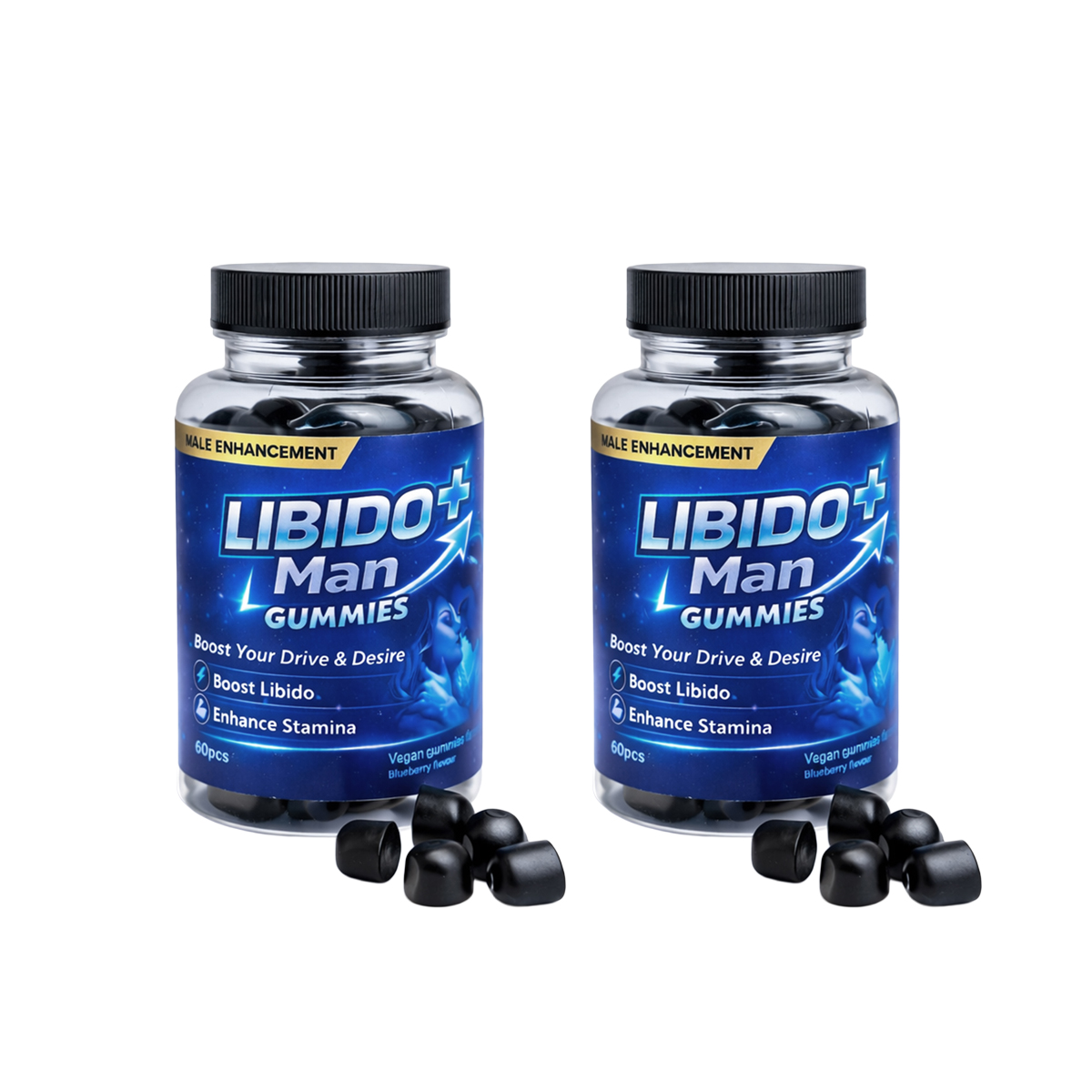 Libidi+ LIBIDO+ Man Gummies 60ks 180g | 2x výhodné balení