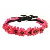 Svítící květinová čelenka do vlasů | Červená