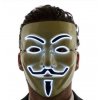Svietiaca maska Anonymous Vendeta | Biela