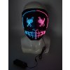 Svítící maska Anarchy Rave | Modrofialová