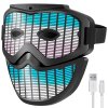 LED svítící maska reagující na zvuk - Ekvalizér