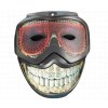 LED svietiaca maska ​​​​reagujúca na zvuk  - Smile Skull