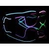 Svietiace okuliare Wayfarer style | Multicolor