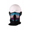Rave rúška equalizer - maska reagujúca na zvuk