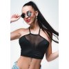 Černý dámský crop top | Unity