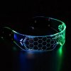 high tech led glasses futuristic