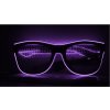 Difrakční svítící brýle | Fialové