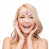 Samolepiace kamienky na tvár 1.0 | Pink