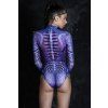 alien skin long sleeve bodysuit back view