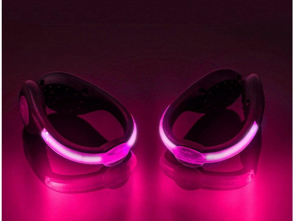 LED-Clip für Schuh und Hand rosa