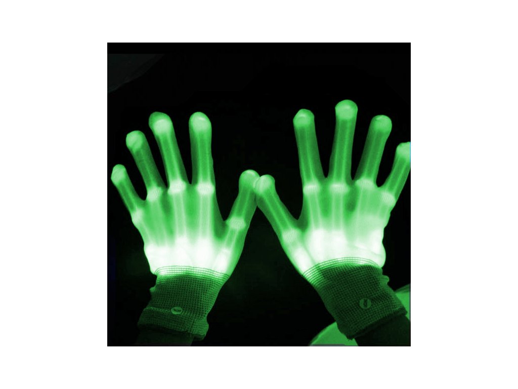 Rave Bone Handschuhe - grün