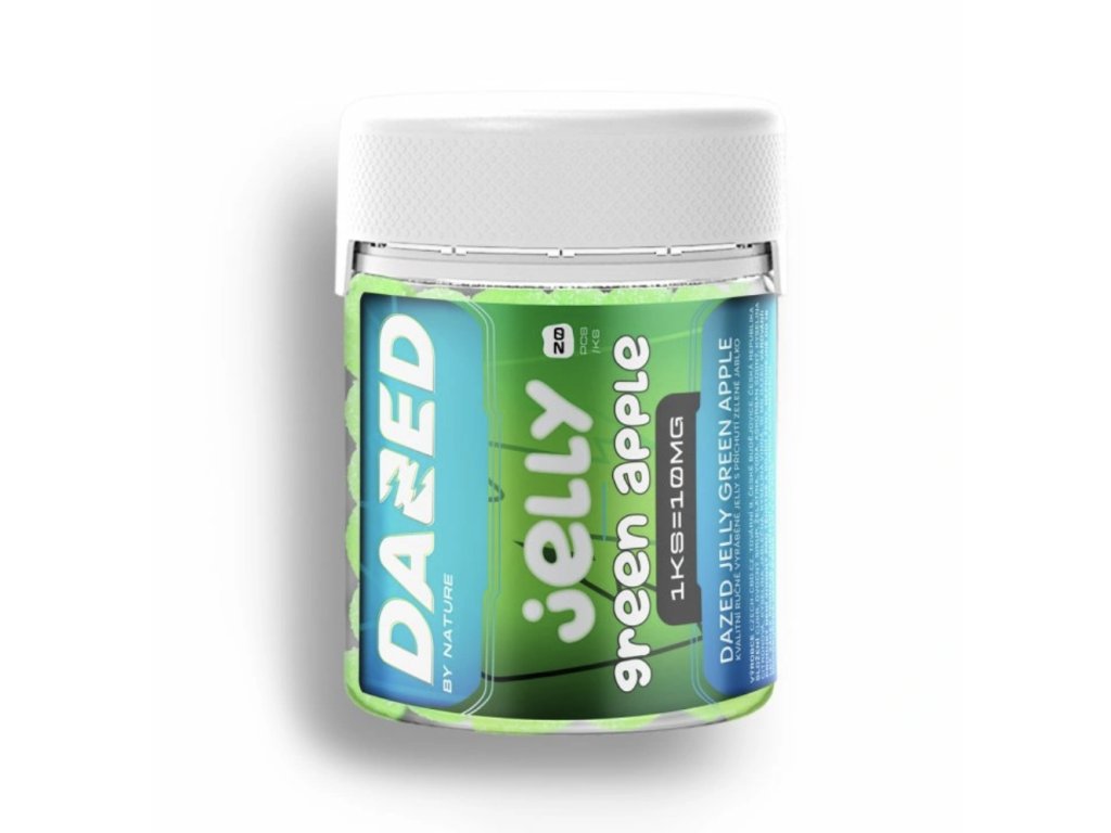 Geleebonbons Dazed 20 Stück 10 mg | Grüner Apfel