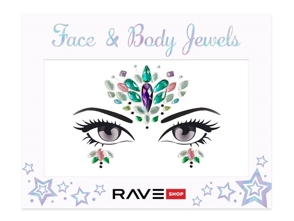 791 samolepici kaminky na oblicej 2 0 multicolor