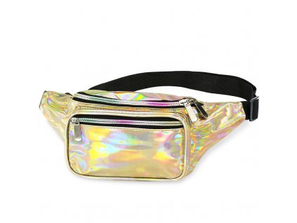 Bauchtasche holografischer Rave - Gold