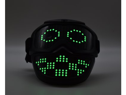 RAVE Glowing Mask 2.0 - Anpassbar per Smartphone