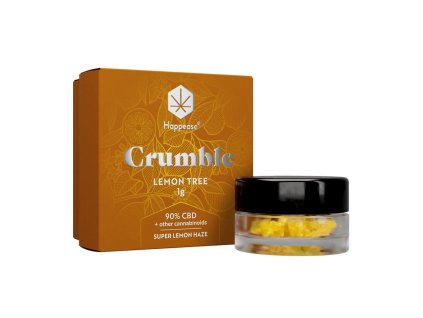 Happease CBD-Extrakt Lemon Tree Crumble 90 % CBD + andere Cannabinoide (1 g)