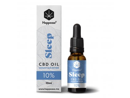 Happease CBD Schlaftropfen Mountain River Öl, 10% CBD, 1000mg, 10ml