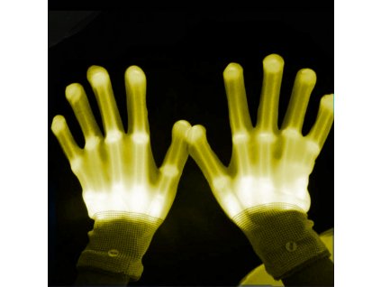 Rave Bone Handschuhe - gelb