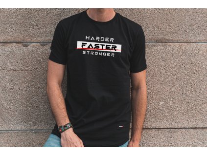 Erweitertes schwarzes T-Shirt HARDER