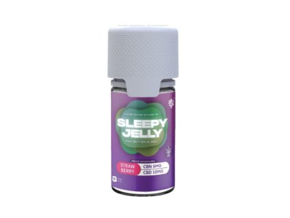 Geleebonbons zum Schlafen CBN/CBD 8 Stück | Erdbeere