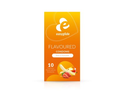 Aromatisierte Kondome EasyGlide – 10 Stück