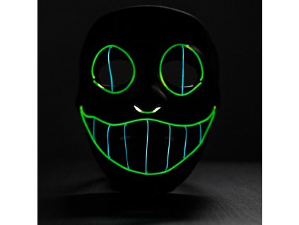 Anarchy Rave Smile leuchtende Maske