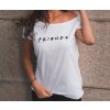 2474 damske bile tricko friends